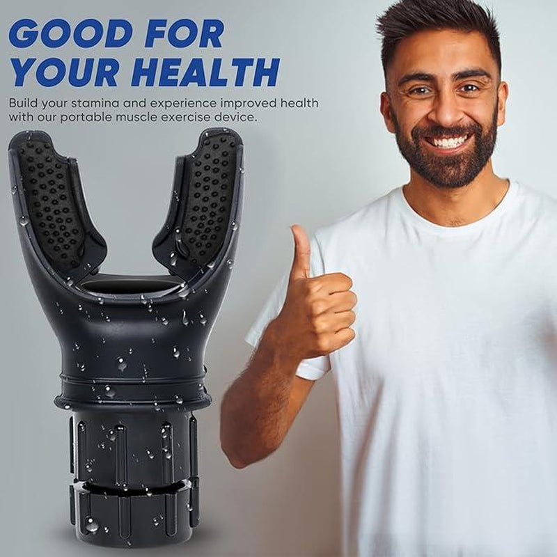 Portable Running Breathing Trainer Device, 1 Count Lung Breathing Trainer, Exercise Trainer with Resistance Adjustable, Easy to Clean and Use