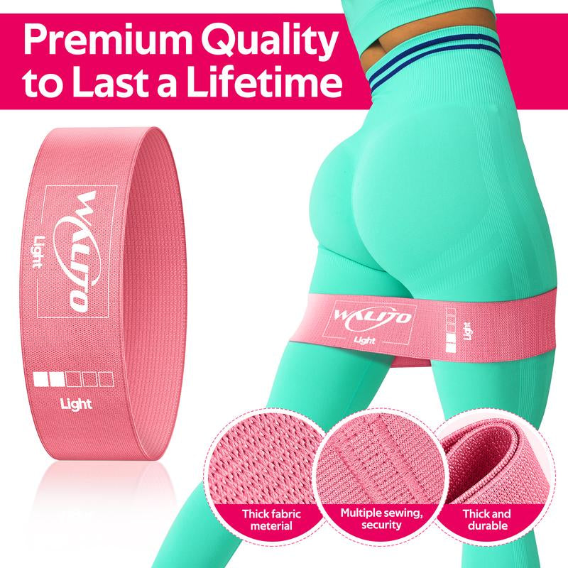 Summer Sports Exercise Resistance Loop Bands Set, 5 Counts Elastic Squat Resistance Bands, Yoga Stretch Strap, Gym Exercise Equipment for Home Workout, Gymtok, Spring Gift, Girlfriend Gift, Valentine'S Day Gift